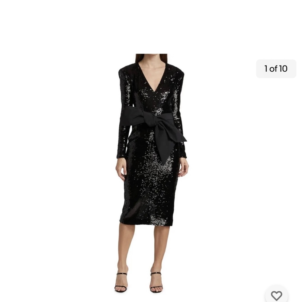 Veronica Beard Sequin Belted Party Dress Size 14